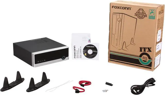 Alt view image 8 of 8 - Foxconn R10-D3-DDR3 Intel NM10 Barebone with 2G/DDR3 already included!