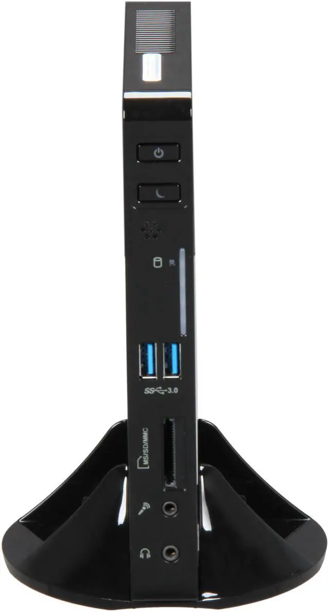 Alt view image 2 of 5 - Foxconn NTA350-0H0W-B-A-NA AMD A45 (Hudson D1) Black Mini / Booksize Barebone System