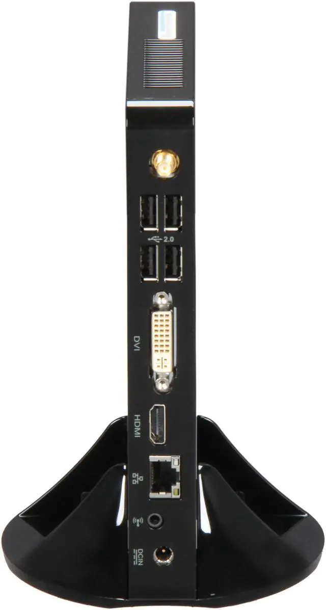 Alt view image 4 of 5 - Foxconn NTA350-0H0W-B-A-NA AMD A45 (Hudson D1) Black Mini / Booksize Barebone System