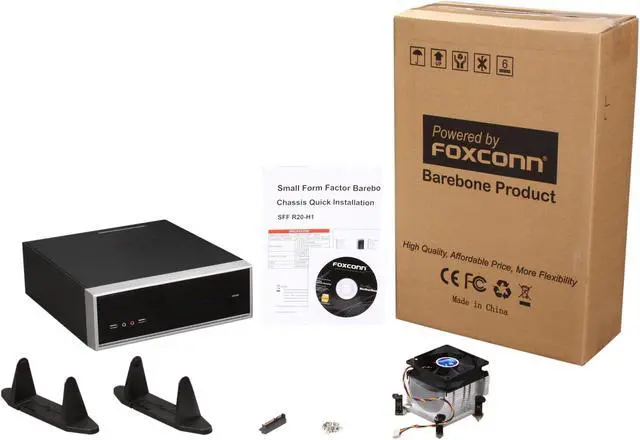 Alt view image 8 of 8 - Foxconn SFF R20-H1 Intel Socket H2(LGA1155) Intel H67 1 x HDMI Barebone