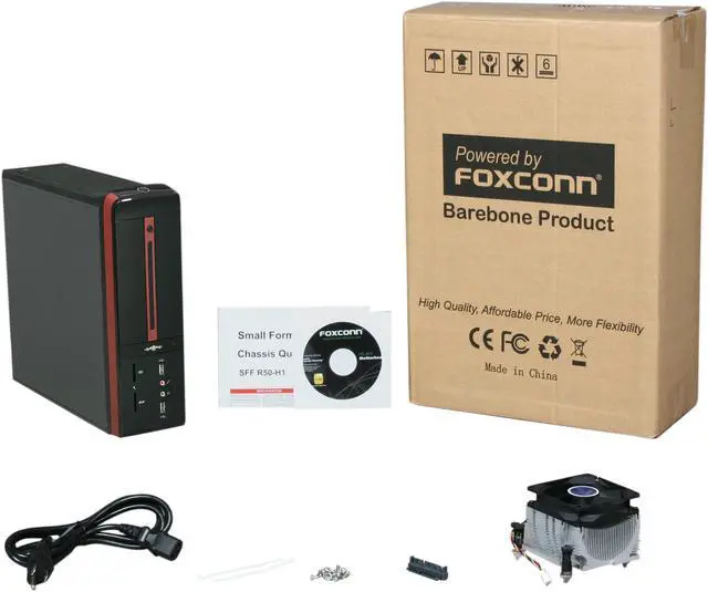 Alt view image 9 of 9 - Foxconn SFF R50-H1 Intel Socket H2(LGA1155) Intel H67 1 x HDMI Barebone