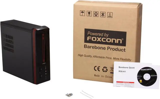 Alt view image 7 of 7 - Foxconn SFF R50-A1 AMD A45 (Hudson D1) 1 x HDMI Barebone