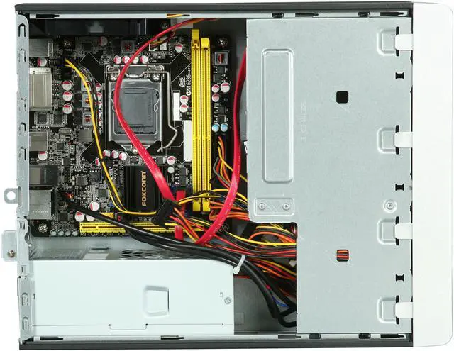 Alt view image 6 of 10 - Foxconn SFF RM1-H2 Intel Socket H2(LGA1155) Intel H61 1 x HDMI Barebone