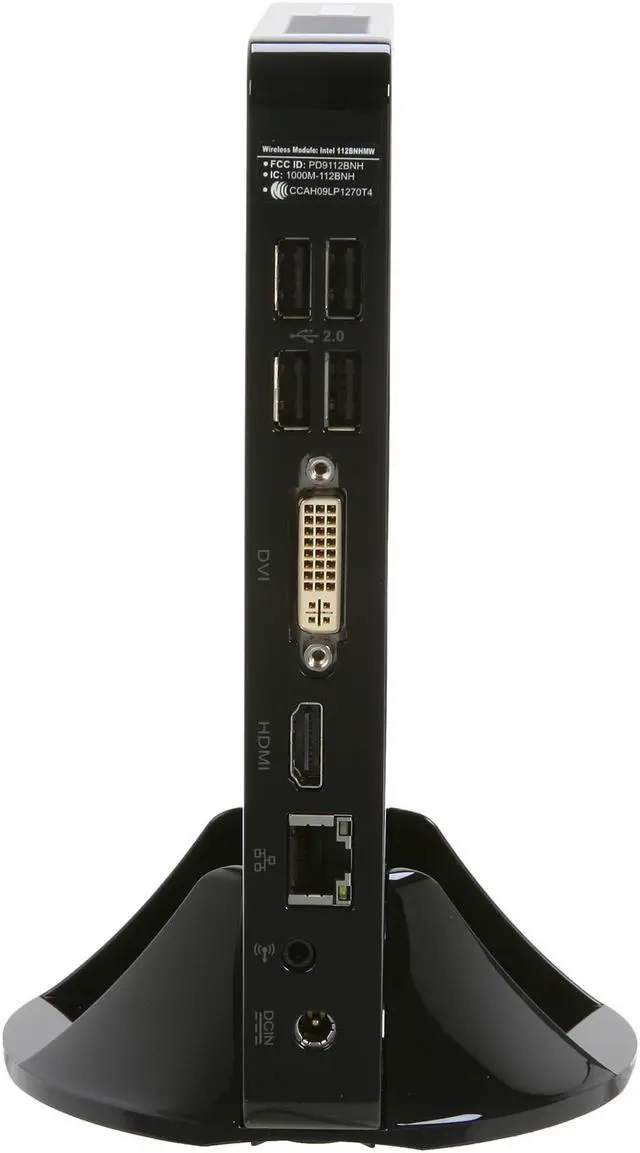 Alt view image 4 of 5 - Foxconn nt-A3550-0H0WBANA AMD A45 (Hudson D1) Black Mini / Booksize Barebone System
