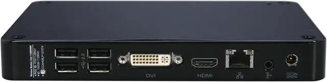 Alt view image 4 of 5 - Foxconn nt-A3700-0H0WBANA AMD A45 (Hudson D1) Black Mini / Booksize Barebone System