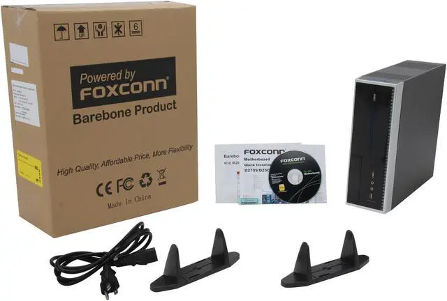 Alt view image 7 of 7 - Foxconn R20-i4000 Intel NM10 1 x HDMI Barebone