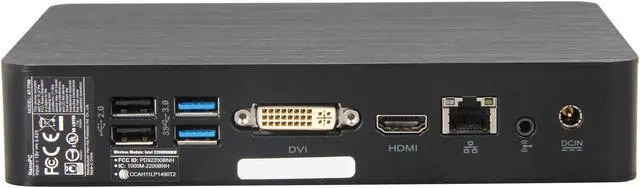 Alt view image 4 of 7 - Foxconn NanoPC AT-7700 Intel HM76 Mini / Booksize Barebone System