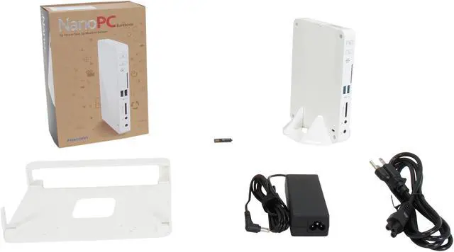 Alt view image 5 of 5 - Foxconn nT-i2847 White Intel NM70 Mini / Booksize Barebone System