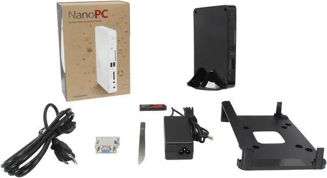 Alt view image 8 of 7 - Foxconn Beema nT-ABM63 Mini / Booksize Barebone System