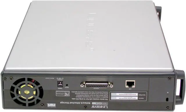 Alt view image 2 of 5 - LINKSYS EFG120 120GB EtherFast Network Attached Storage