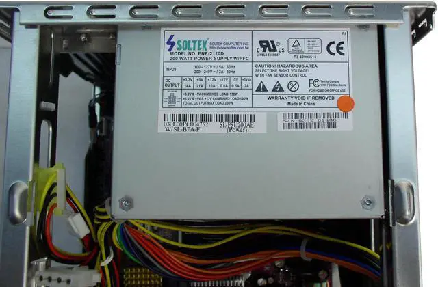 Alt view image 5 of 9 - SOLTEK Qbic EQ3702A AMD Socket A(462) NVIDIA nForce2 IGP Barebone