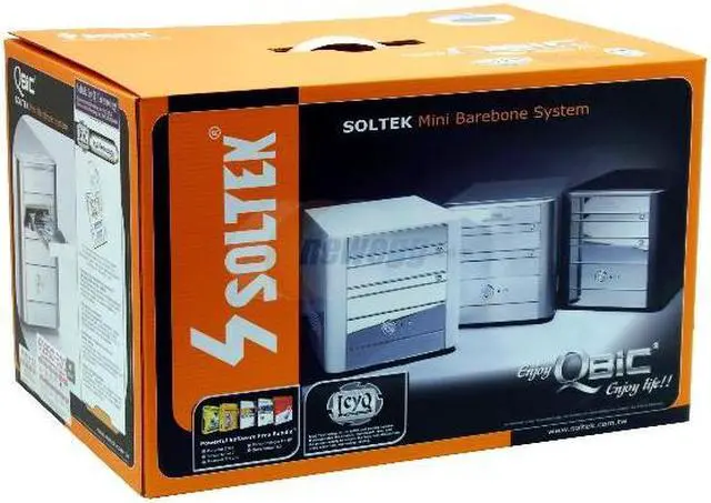 Alt view image 10 of 10 - SOLTEK QBiC EQ3401A-V2 Intel Socket 478 Intel 865G Barebone