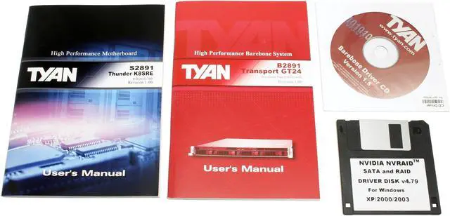 Alt view image 5 of 9 - TYAN B2891G24S4H 1U Rackmount Barebone Server Dual 940 NVIDIA nForce4 Professional + AMD 8131 DDR 400/333 registered ECC