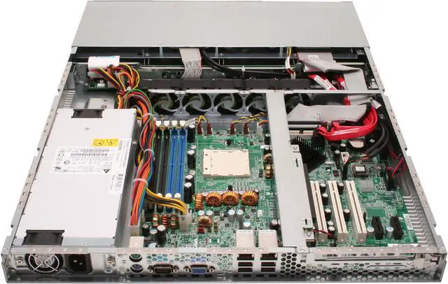 Alt view image 5 of 9 - TYAN B2865G20S4H Industry 19" rack-mountable 1U chassis Barebone Server 939 NVIDIA nForce4 Ultra DDR333/400