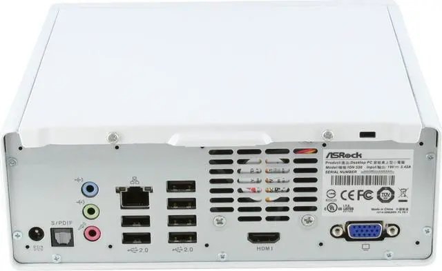 Alt view image 5 of 8 - ASRock ION 330 NVIDIA ION 1 x HDMI Barebone