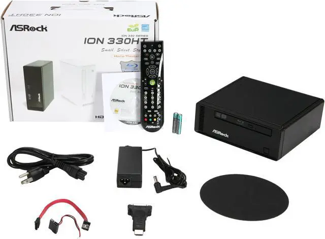 Alt view image 5 of 5 - ASRock ION330-HT-BD NVIDIA ION 1 x HDMI Barebone (OS NOT Included)