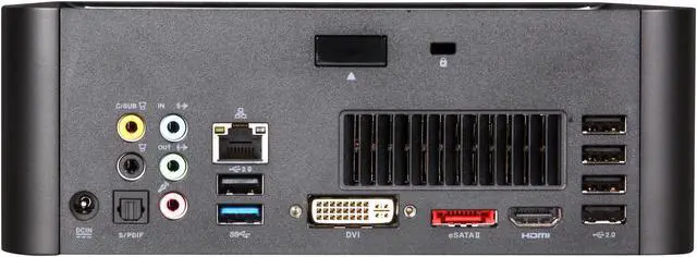 Alt view image 4 of 6 - ASRock Vision 3D 137B Intel HM55 1 x HDMI Barebone