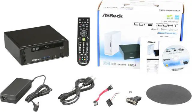 Alt view image 8 of 8 - ASRock CORE 100HT-BD/B2 Intel Socket PGA988 Intel HM55 1 x HDMI Barebone