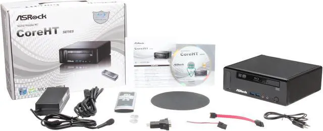 Alt view image 5 of 5 - ASRock CoreHT 252B Intel HM65 1 x HDMI Barebone