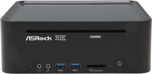 Alt view image 2 of 6 - ASRock VisionX 321B Intel HM77 1 x HDMI Barebone