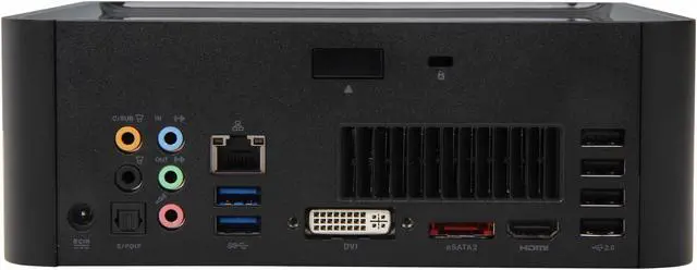 Alt view image 4 of 6 - ASRock VisionX 321B Intel HM77 1 x HDMI Barebone