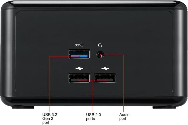 Alt view image 5 of 8 - ASRock AMD Ryzen Embedded CPU Barebone 4X4 BOX-V1000M SoC Dual GLAN Support Triple Displays Mini / Booksize Barebone System