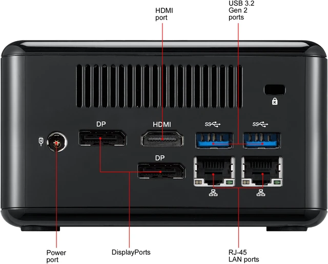 Alt view image 7 of 8 - ASRock AMD Ryzen Embedded CPU Barebone 4X4 BOX-V1000M SoC Dual GLAN Support Triple Displays Mini / Booksize Barebone System