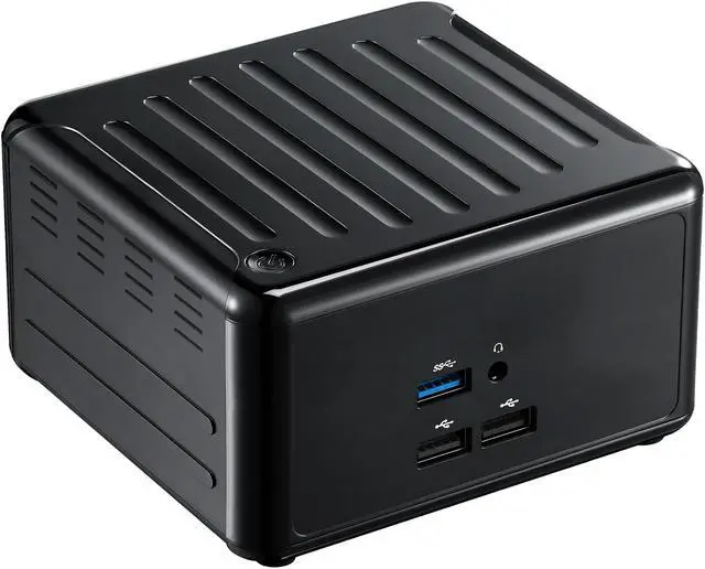 Alt view image 2 of 8 - ASRock AMD Ryzen Embedded CPU Barebone 4X4 BOX-R1000V SoC Dual GLAN Supports Triple Displays Industrial Mini / Booksize Barebone System