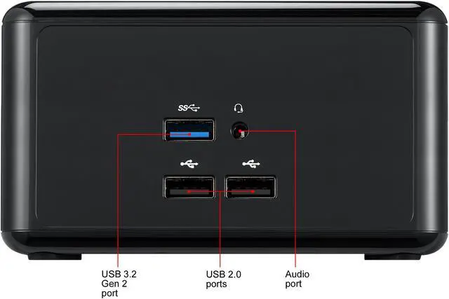 Alt view image 5 of 8 - ASRock AMD Ryzen Embedded CPU Barebone 4X4 BOX-R1000V SoC Dual GLAN Supports Triple Displays Industrial Mini / Booksize Barebone System