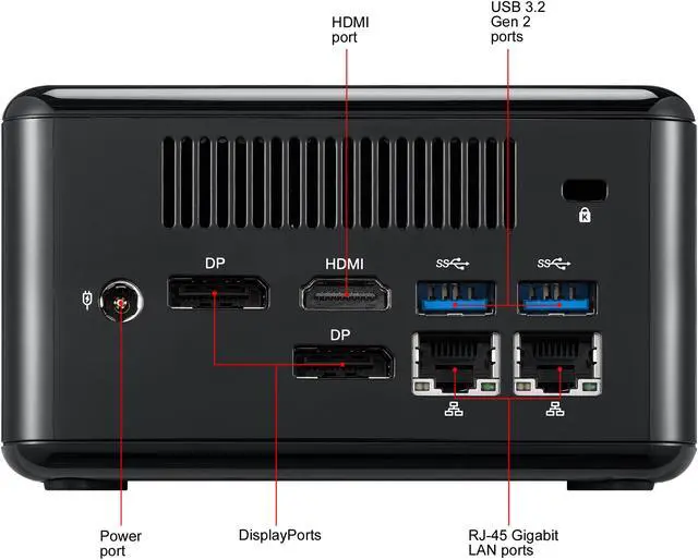 Alt view image 7 of 8 - ASRock AMD Ryzen Embedded CPU Barebone 4X4 BOX-R1000V SoC Dual GLAN Supports Triple Displays Industrial Mini / Booksize Barebone System