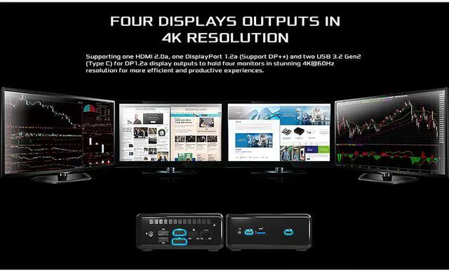 Alt view image 11 of 12 - ASRock Industrial AMD Barebone 4X4 BOX-4800U SoC Faned Embedded BOX PC (Includes AMD Ryzen 7 4800U CPU, Barebone Mini/Booksize)