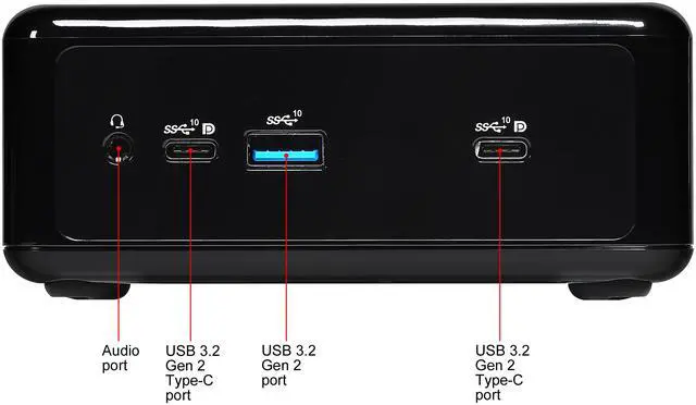 Alt view image 2 of 12 - ASRock Industrial AMD Barebone 4X4 BOX-4800U SoC Faned Embedded BOX PC (Includes AMD Ryzen 7 4800U CPU, Barebone Mini/Booksize)