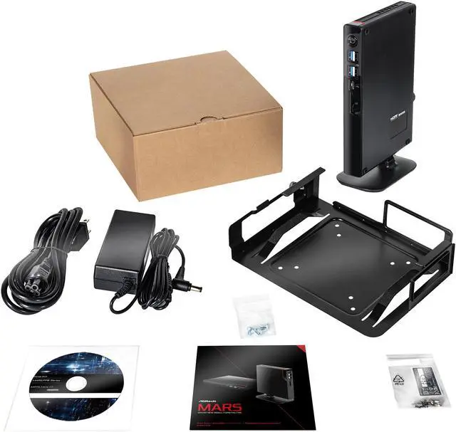 Alt view image 11 of 12 - ASRock MARS 4500U Mini / Booksize Barebone System