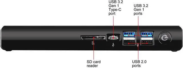 Alt view image 4 of 12 - ASRock MARS 4500U Mini / Booksize Barebone System