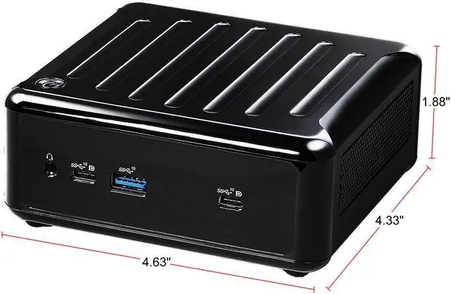 Alt view image 4 of 7 - ASRock Industrial NUC BOX-1165G7 Fanned BOX Barebone (Include Intel 11th CPU i7 )