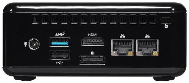 Alt view image 5 of 7 - ASRock Industrial NUC BOX-J6412 Black Mini / Booksize Barebone System