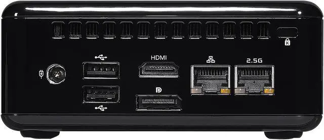 Alt view image 3 of 4 - ASRock Industrial 4x4 BOX-5600U Fanned Embedded BOX PC AMD Ryzen 5000U-Series 5600U AMD Radeon Graphics Quad display, 1 x HDMI 2.0a, 3 x DP 1.2a (2 from Type C) TPM 2.0 onboard IC