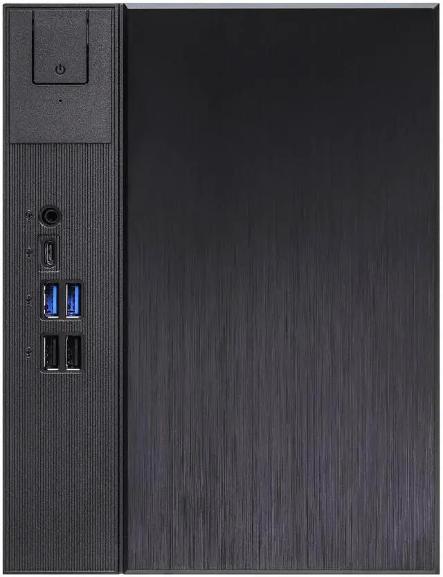 Alt view image 2 of 5 - ASRock DESKMEET X300  Mini PC Barebone System AMD X300 DisplayPort, HDMI & D-Sub Supports a discrete Dual slot Graphics card up to 20CM(card not included) 8 Liter compact size