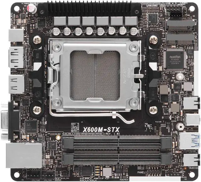 Alt view image 7 of 8 - ASRock DeskMini X600 AMD Socket AM5 Barebone Mini PC