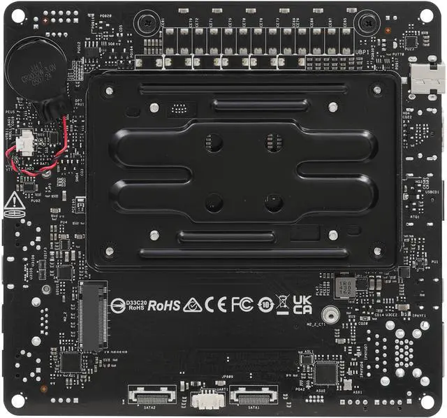 Alt view image 7 of 10 - ASRock DESKMINI X600W/ USB4 Black Barebone System