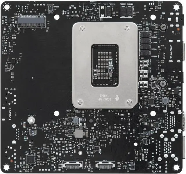 Alt view image 5 of 10 - ASRock Deskmini B860W Intel Socket LGA1851 Black Barebone