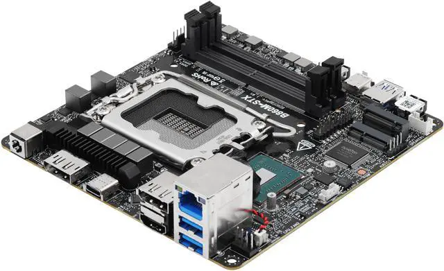 Alt view image 6 of 10 - ASRock Deskmini B860W Intel Socket LGA1851 Black Barebone