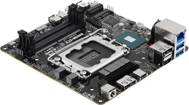 Alt view image 7 of 10 - ASRock Deskmini B860W Intel Socket LGA1851 Black Barebone