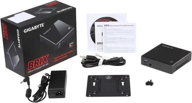 Alt view image 6 of 6 - GIGABYTE GB-BXA8-5545 Mini-PC Barebone