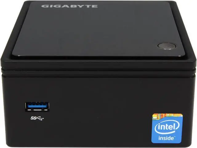 Alt view image 2 of 6 - GIGABYTE BRIX GB-BXBT-2807 (rev. 1.0) Black Mini-PC Barebone