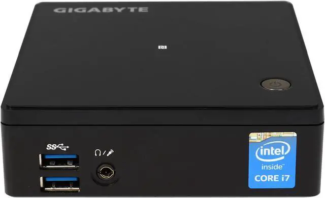 Alt view image 2 of 6 - GIGABYTE GB-BXi7-5500 (rev. 1.0) Black Mini-PC Barebone