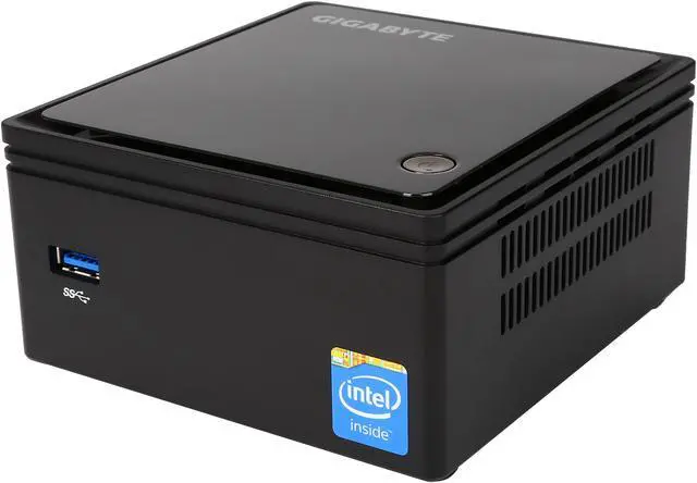 Alt view image 4 of 9 - GIGABYTE GB-BXBT-1900 (rev. 1.0) Black Mini / Booksize Barebone System