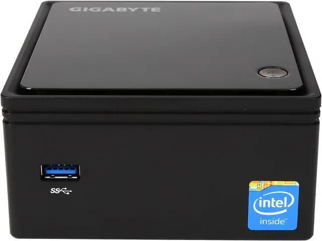 Alt view image 5 of 9 - GIGABYTE GB-BXBT-1900 (rev. 1.0) Black Mini / Booksize Barebone System