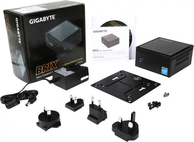 Alt view image 9 of 9 - GIGABYTE GB-BXBT-1900 (rev. 1.0) Black Mini / Booksize Barebone System