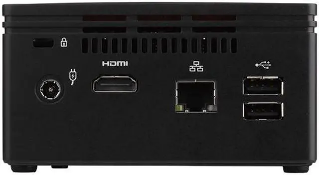 Alt view image 3 of 9 - GIGABYTE GB-BXBT-1900 (rev. 1.0) Black Mini / Booksize Barebone System